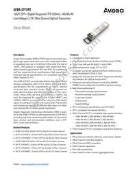 AFBR-57F5PZ Datasheet Cover