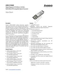 AFBR-57J9AMZ Datasheet Cover