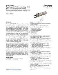 AFBR-57R6AEZ Datasheet Cover