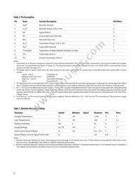 AFBR-5922ALZ Datasheet Page 6