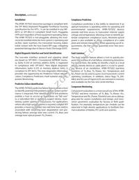 AFBR-707SDZ Datasheet Page 2