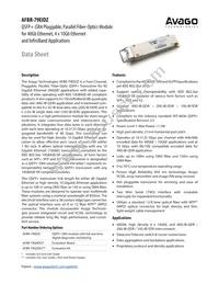 AFBR-79EIDZ Datasheet Cover