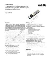 AFCT-57J5ATPZ Datasheet Cover