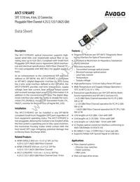 AFCT-57R5APZ Datasheet Cover