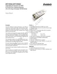 AFCT-5944LZ Datasheet Cover