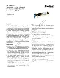 AFCT-701ASDZ Datasheet Cover