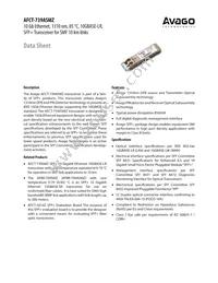 AFCT-739ASMZ Datasheet Cover