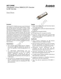 AFCT-739SMZ Datasheet Cover