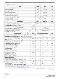 AFM907NT1 Datasheet Page 2