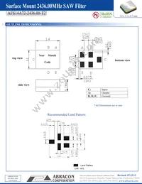 AFS14A72-2436.00-T2 Datasheet Page 2