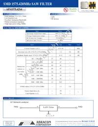AFS1575.42S4-T Datasheet Cover