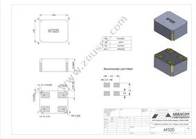 AFS20A05-1672.50-T3 Datasheet Cover