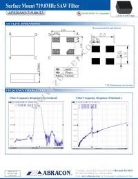 AFS20A05-719.00-T3 Datasheet Page 2