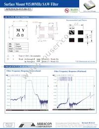 AFS20A26-915.00-T2 Datasheet Page 2