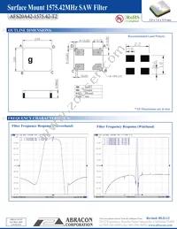 AFS20A42-1575.42-T2 Datasheet Page 2