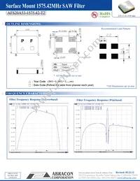 AFS20A53-1575.42-T2 Datasheet Page 2