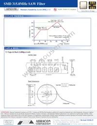 AFS315E Datasheet Page 3