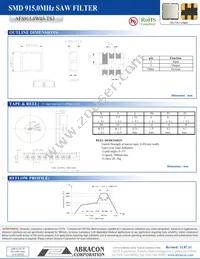 AFS915.0W03-TS3 Datasheet Page 2