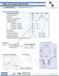 AFS916.5S3 Datasheet Cover