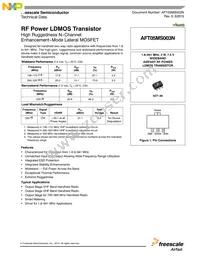 AFT05MS003NT1 Datasheet Cover