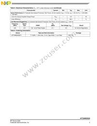 AFT05MS003NT1 Datasheet Page 3