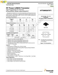 AFT09MS007NT1 Datasheet Cover