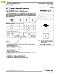 AFT09MS015NT1 Datasheet Cover