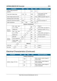 AGF600-24S28-6L Datasheet Page 3