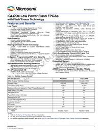 AGLE600V5-FG484 Datasheet Cover