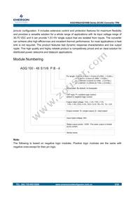 AGQ100-48S2V5-6 Datasheet Page 2