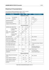 AGQ200-48S1V2PB-4L Datasheet Page 2