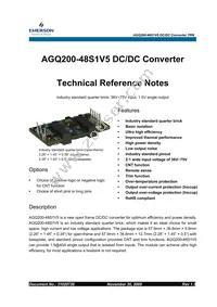 AGQ200-48S1V5PB-4L Datasheet Cover