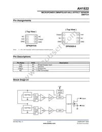 AH1822-FT4G-7-01 Datasheet Page 2