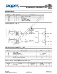 AH1884-ZG-7 Datasheet Page 2