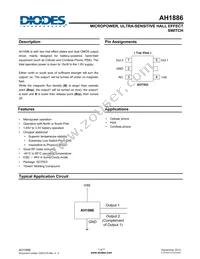 AH1886-ZG-7 Datasheet Cover