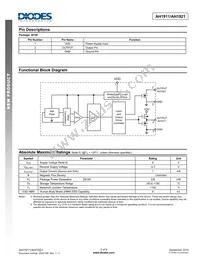 AH1911-W-7 Datasheet Page 2