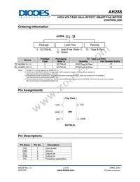 AH288-YG-13 Datasheet Page 2