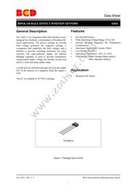 AH41Z3-BG1 Datasheet Cover