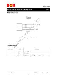AH41Z3-BG1 Datasheet Page 2