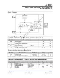 AH5771-PG-B Datasheet Page 3