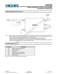 AH5792-YG-13 Datasheet Page 2