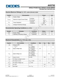 AH5792-YG-13 Datasheet Page 4