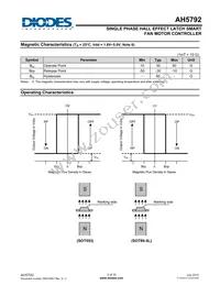 AH5792-YG-13 Datasheet Page 5