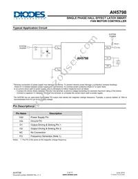 AH5798-WTG-7 Datasheet Page 2