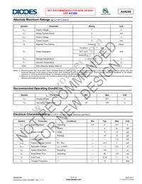 AH9248Z3-G1 Datasheet Page 3