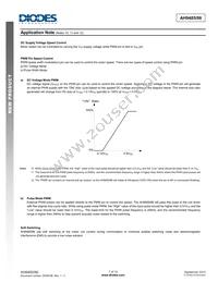 AH9486-WUF-7 Datasheet Page 7