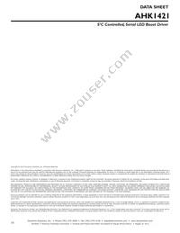 AHK1421ICA-T1J Datasheet Page 16