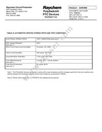 AHR1000 Datasheet Page 2