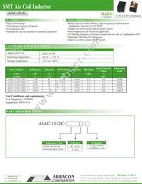 AIAC-1512C-18N5J-T Datasheet Cover