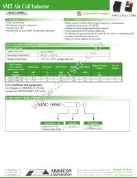 AIAC-1606C-06G-T Datasheet Cover